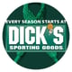 Dick's Sporting Goods logo - coupon codes and deals