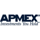 APMEX logo - coupon codes and deals